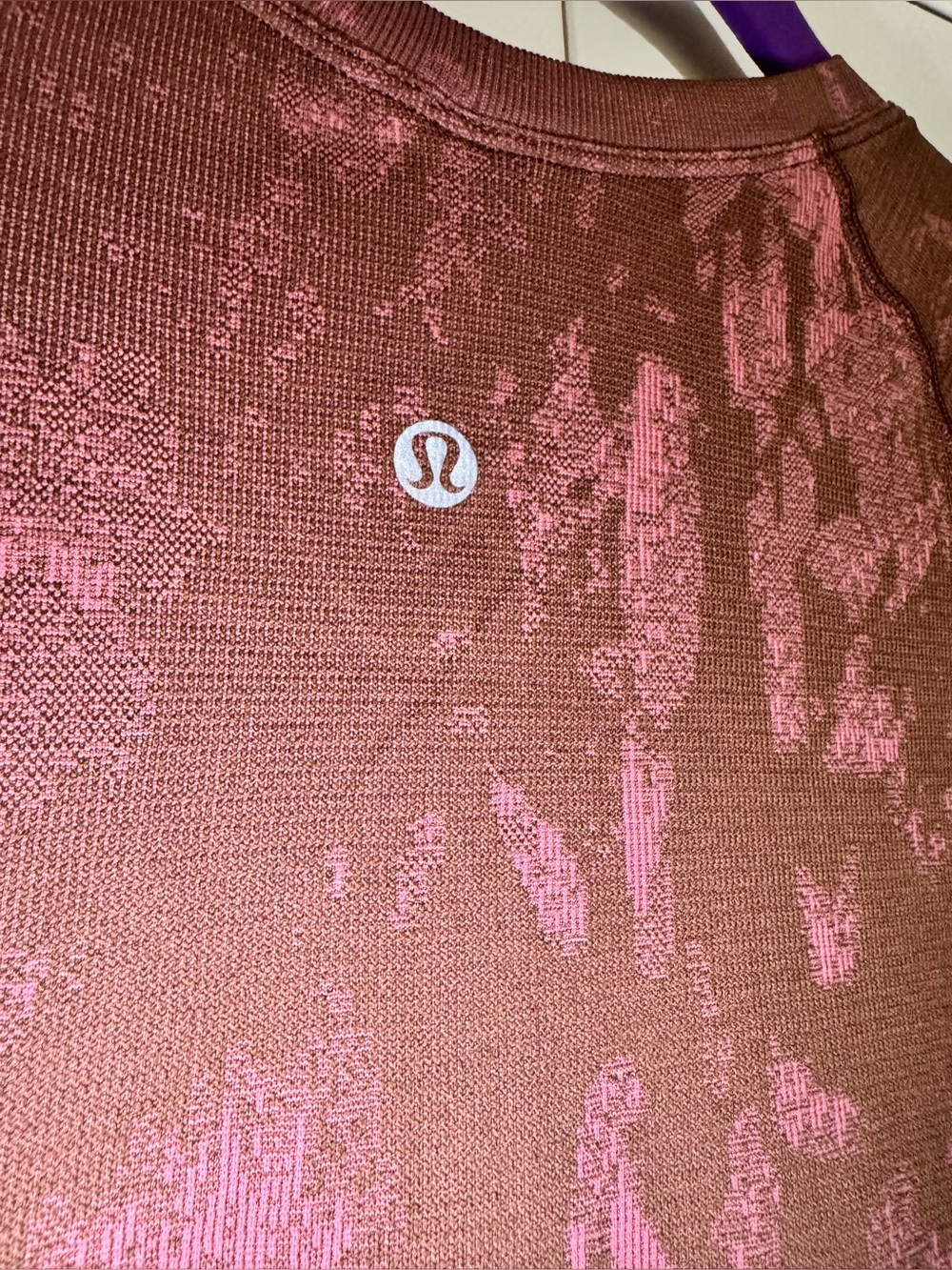 Lululemon Swiftly Tech Long Sleeve Shirt Race Length Roasted Brown / Brier Rose - Picture 13 of 14